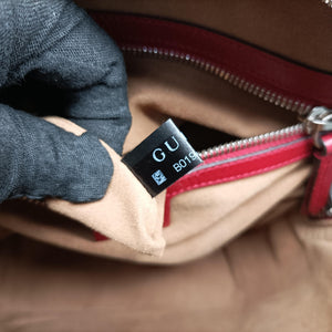 Pre-owned Gucci GG Supreme Tian beige×Multicolour PVC coated canvas×Leather 427042 backpack/rucksack | stylenewstar
