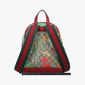Pre-owned Gucci GG Supreme Tian beige×Multicolour PVC coated canvas×Leather 427042 backpack/rucksack | stylenewstar