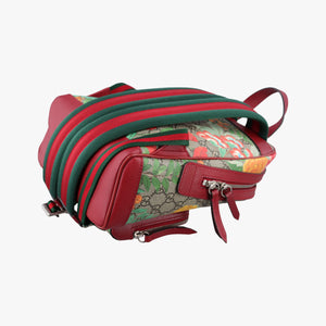 Pre-owned Gucci GG Supreme Tian beige×Multicolour PVC coated canvas×Leather 427042 backpack/rucksack | stylenewstar