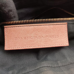 Pre-owned Balenciaga The First Orange Pink lambskin shoulderbag | stylenewstar