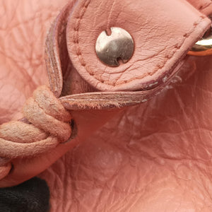 Pre-owned Balenciaga The First Orange Pink lambskin shoulderbag | stylenewstar