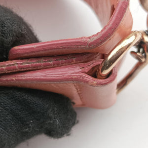Pre-owned Balenciaga The First Orange Pink lambskin shoulderbag | stylenewstar