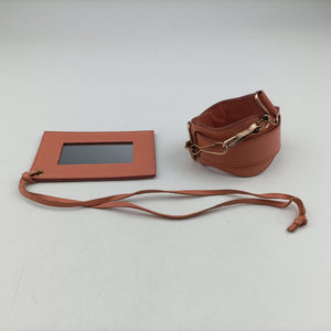 Pre-owned Balenciaga The First Orange Pink lambskin shoulderbag | stylenewstar