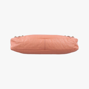 Pre-owned Balenciaga The First Orange Pink lambskin shoulderbag | stylenewstar
