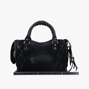 Vintage Balenciaga Classic City Mini Black Suede shoulderbag | stylenewstar