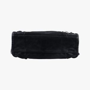 Vintage Balenciaga Classic City Mini Black Suede shoulderbag | stylenewstar