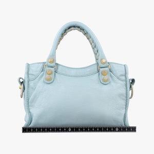 Vintage Balenciaga Classic City Blue Lambskin shoulderbag | stylenewstar