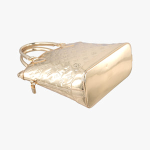 Pre-owned Louis Vuitton Lockit dore Monogram Miroir M95450 handbag | stylenewstar