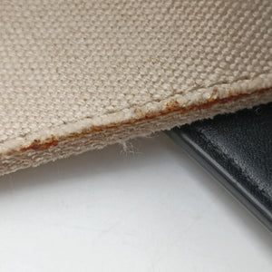 Pre-owned Bottega Veneta Maxi-Intrecciato Slip Tote White cloth handbag | stylenewstar