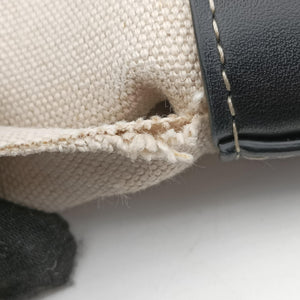 Pre-owned Bottega Veneta Maxi-Intrecciato Slip Tote White cloth handbag | stylenewstar