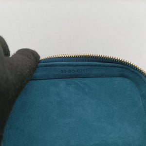 Secondhand Christian Dior Lady Dior micro vanity Blue lambskin shoulderbag | stylenewstar