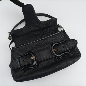 Pre-owned Fendi B bis Black Leather 8BR551 shoulderbag | stylenewstar