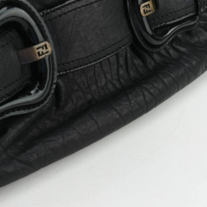 Pre-owned Fendi B bis Black Leather 8BR551 shoulderbag | stylenewstar