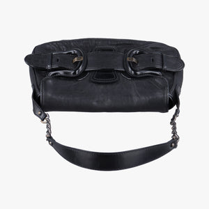 Pre-owned Fendi B bis Black Leather 8BR551 shoulderbag | stylenewstar