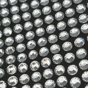 Pre-owned Prada crystal-embellished round Black Rhinestone 1NR003 shoulderbag | stylenewstar