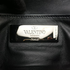 Vintage Valentino Rockstud Va Va Voom Black Leather shoulderbag | stylenewstar