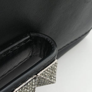 Vintage Valentino Rockstud Va Va Voom Black Leather shoulderbag | stylenewstar