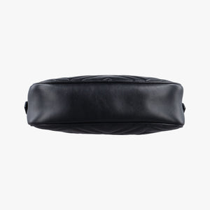 Pre-owned Gucci GG Marmont Black Leather 447632 shoulderbag | stylenewstar