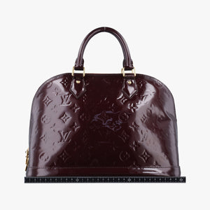 Pre-owned Louis Vuitton Alma PM Amarante Vernis M91691 handbag | stylenewstar
