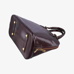 Pre-owned Louis Vuitton Alma PM Amarante Vernis M91691 handbag | stylenewstar