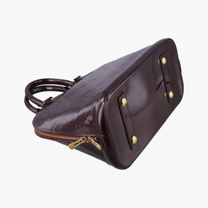 Pre-owned Louis Vuitton Alma PM Amarante Vernis M91691 handbag | stylenewstar