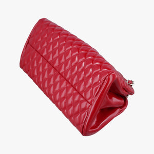 Secondhand Chanel Mademoiselle Bowling Red Patent A50557 shoulderbag | stylenewstar