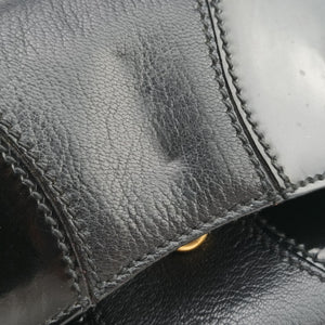 Pre-owned Gucci Horsebit Black Leather 119771 handbag | stylenewstar
