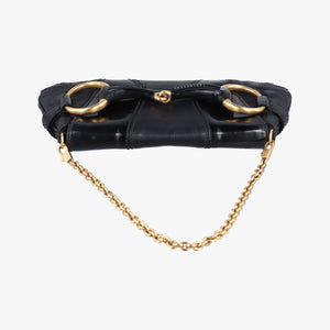 Pre-owned Gucci Horsebit Black Leather 119771 handbag | stylenewstar
