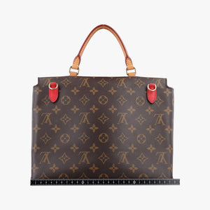 Secondhand Louis Vuitton MARIGNAN Brown×COQUELICOT Monogram Canvas×calf leather M44544 handbag | stylenewstar