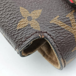 Secondhand Louis Vuitton MARIGNAN Brown×COQUELICOT Monogram Canvas×calf leather M44544 handbag | stylenewstar