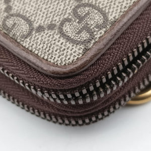 Pre-owned Gucci Ophidia Beige x Brown PVC coated canvas x Leather 575722 bum bag/waist bag | stylenewstar