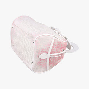 Pre-owned Christian Dior Gambler Dice Tortter White canvas handbag | stylenewstar
