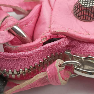 Pre-owned Balenciaga Le Cagole Pink lambskin shoulderbag | stylenewstar