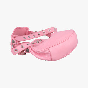 Pre-owned Balenciaga Le Cagole Pink lambskin shoulderbag | stylenewstar