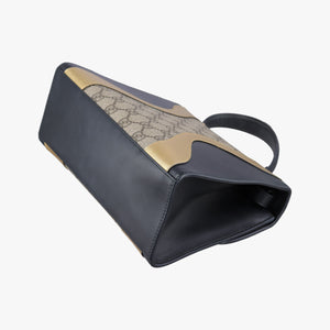 Pre-owned Gucci Osiride GG Supreme beige×Black×Golden PVC coated canvas×leather 497996 shoulderbag | stylenewstar
