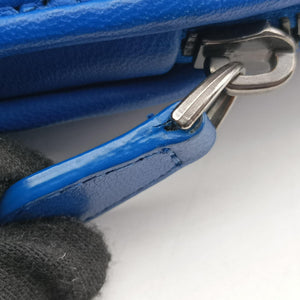 Vintage Bottega Veneta NODINI Intrecciato Blue lambskin shoulderbag | stylenewstar