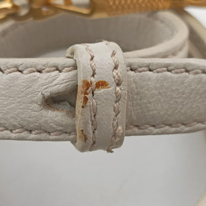Pre-owned Miu Miu Coffer Matelasse Grey Leather shoulderbag | stylenewstar