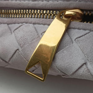 Vintage Bottega Veneta The Jodie Purple Suede handbag | stylenewstar