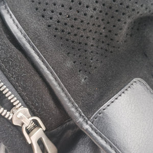 Secondhand Loewe Amazona Black Suede×leather handbag | stylenewstar