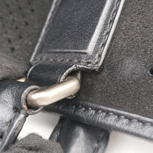 Secondhand Loewe Amazona Black Suede×leather handbag | stylenewstar