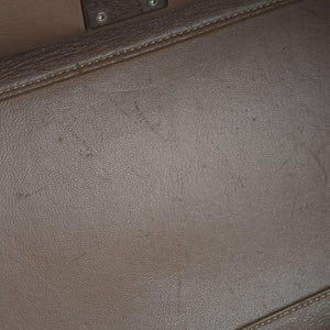 Pre-owned Celine Trapèze Beige Leather x suede shoulderbag | stylenewstar