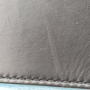 Luggage Mini Shopper Black x Blue x Red Leather x Ponyhair U-GA-0123