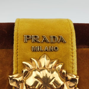 Animalier Cahier Lions Head Yellow×Brown Velvet 1BD089 110