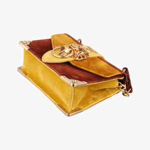 Animalier Cahier Lions Head Yellow×Brown Velvet 1BD089 110