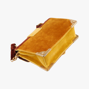 Animalier Cahier Lions Head Yellow×Brown Velvet 1BD089 110