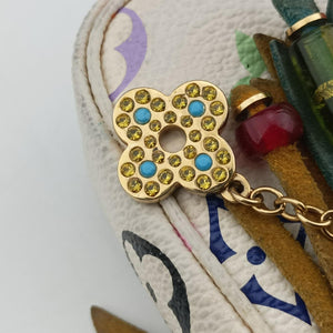 Fringe Pochette Accessories white Monogram Multicolor M40109 Lot number unknown