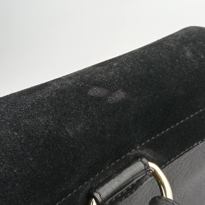 Pre-owned Chloe FAYE Black Leather × suede backpack/rucksack | stylenewstar