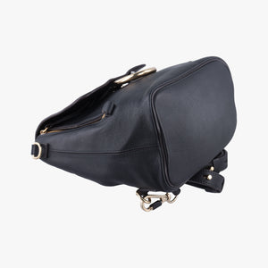 Pre-owned Chloe FAYE Black Leather × suede backpack/rucksack | stylenewstar