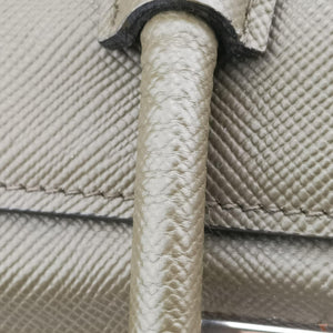 Pre-owned Prada Double Cuir Green SAFFIANO Leather BN2761 handbag | stylenewstar