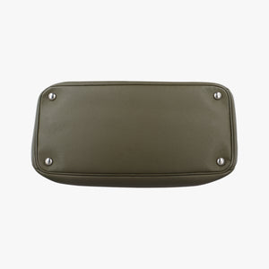 Pre-owned Prada Double Cuir Green SAFFIANO Leather BN2761 handbag | stylenewstar